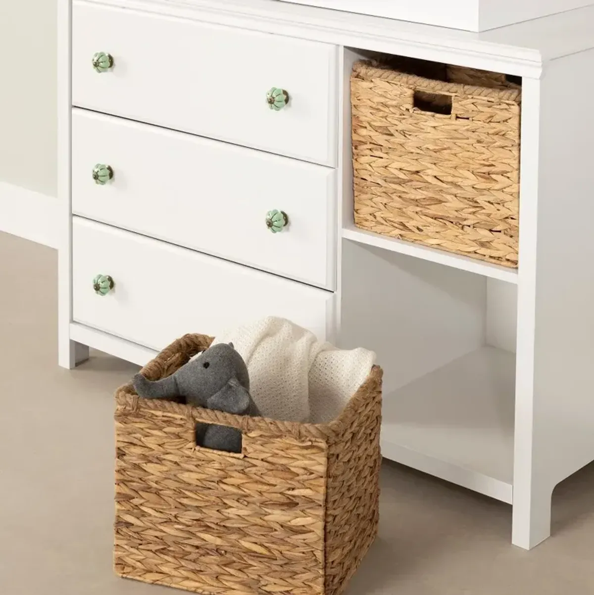 Balka White Changing Table Dresser - South Shore