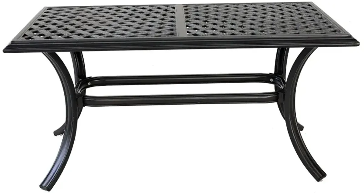 Halston Brown Patio Coffee Table