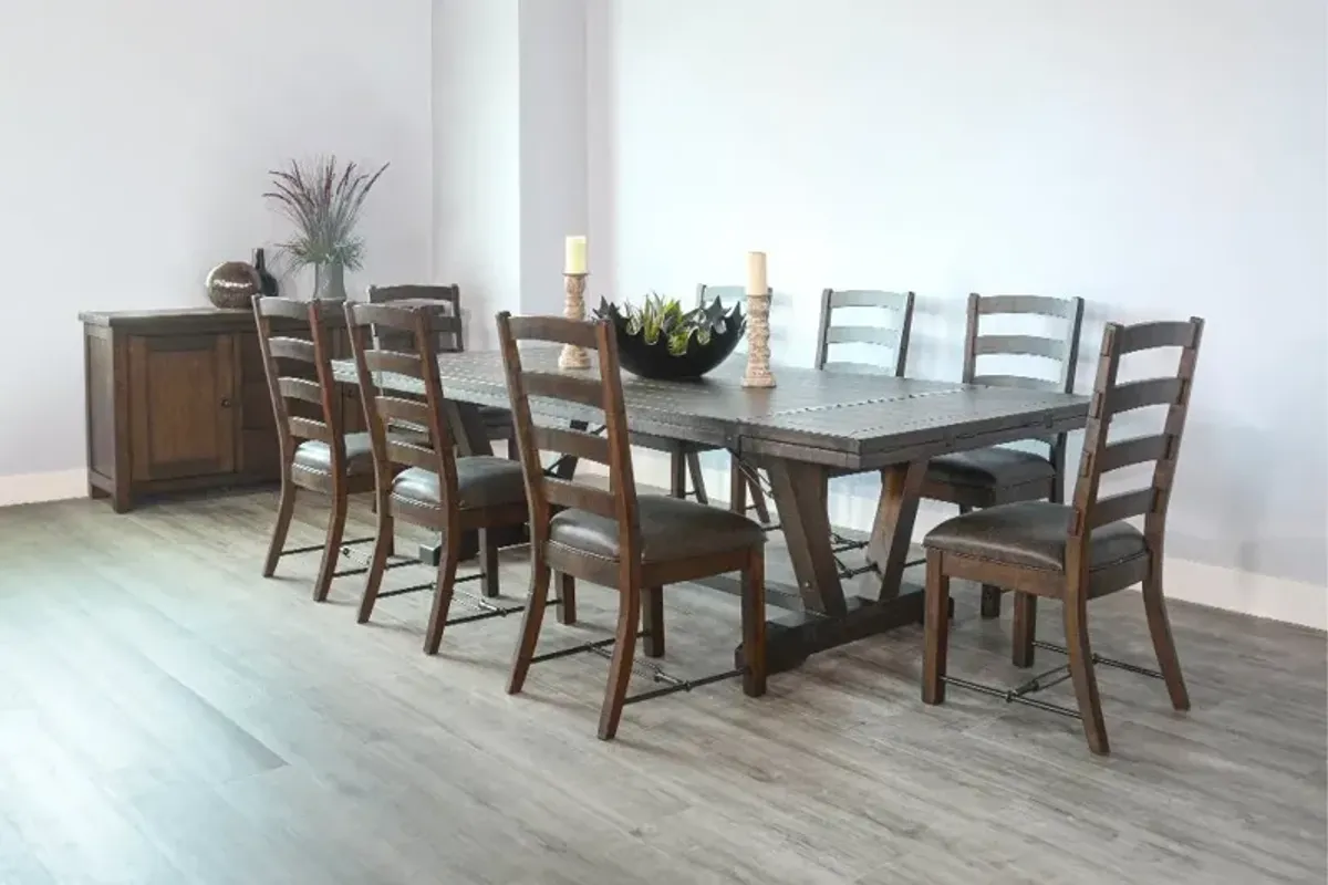 Homestead Dark Brown 6 Piece Dining Set