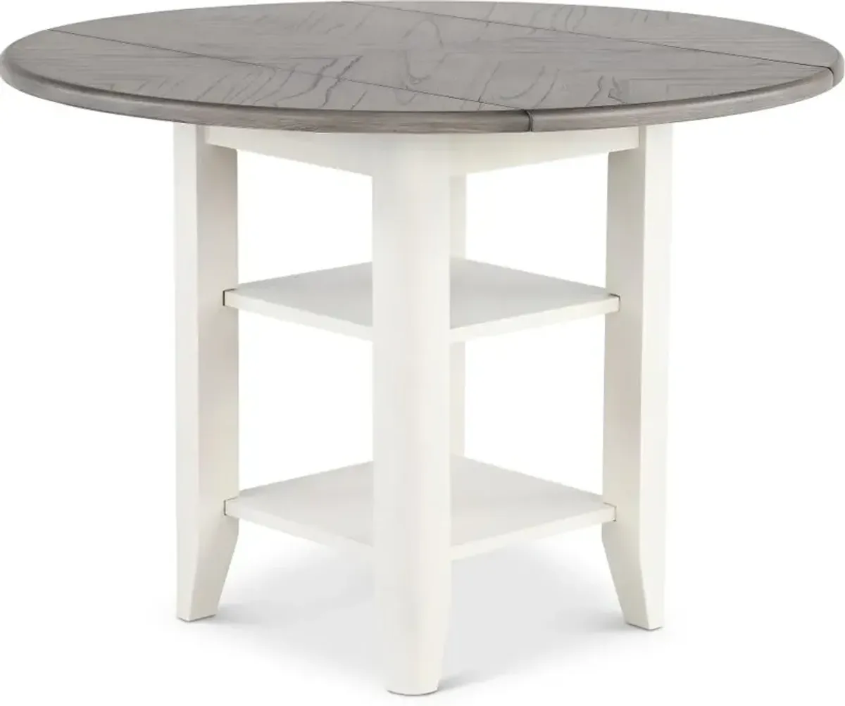 Newark White Round Dining Table