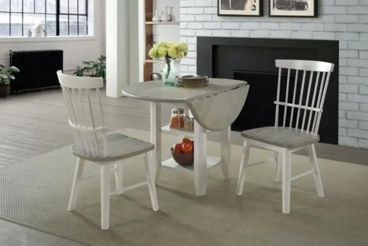 Newark White Round Dining Table