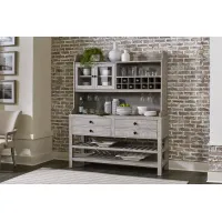 Studio 20 Gray Dining Room Sideboard and Hutch