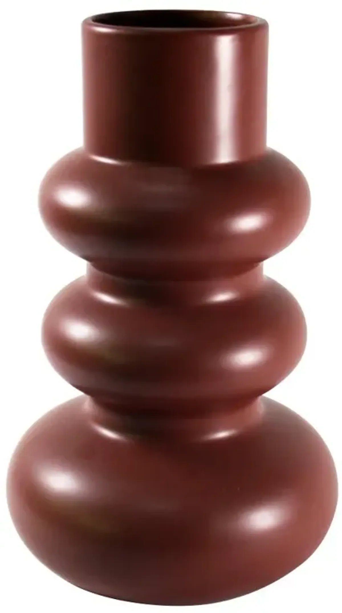 10" Earthy Brown Vase