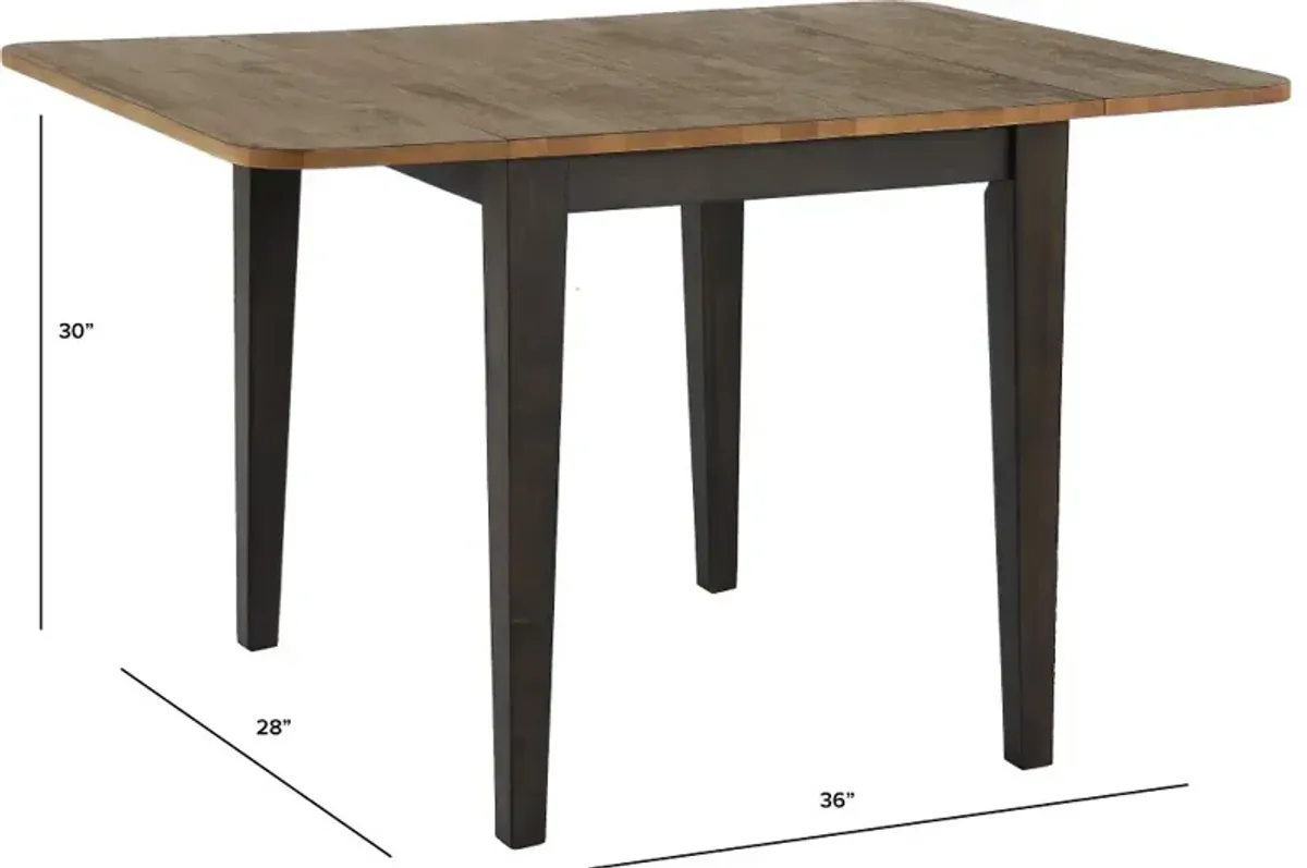 Harper Dark Brown Dining Room Table