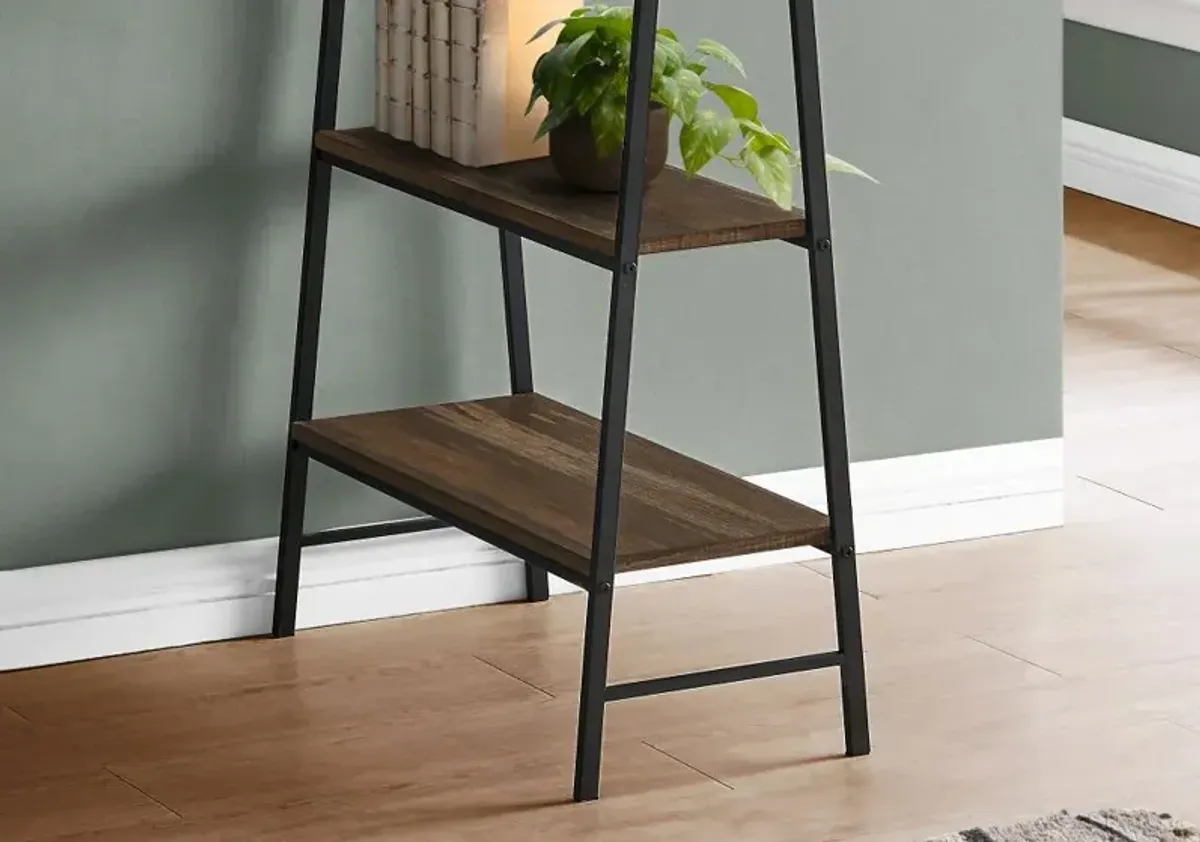 Industrial 48 Inch Brown Reclaimed Wood Computer Desk