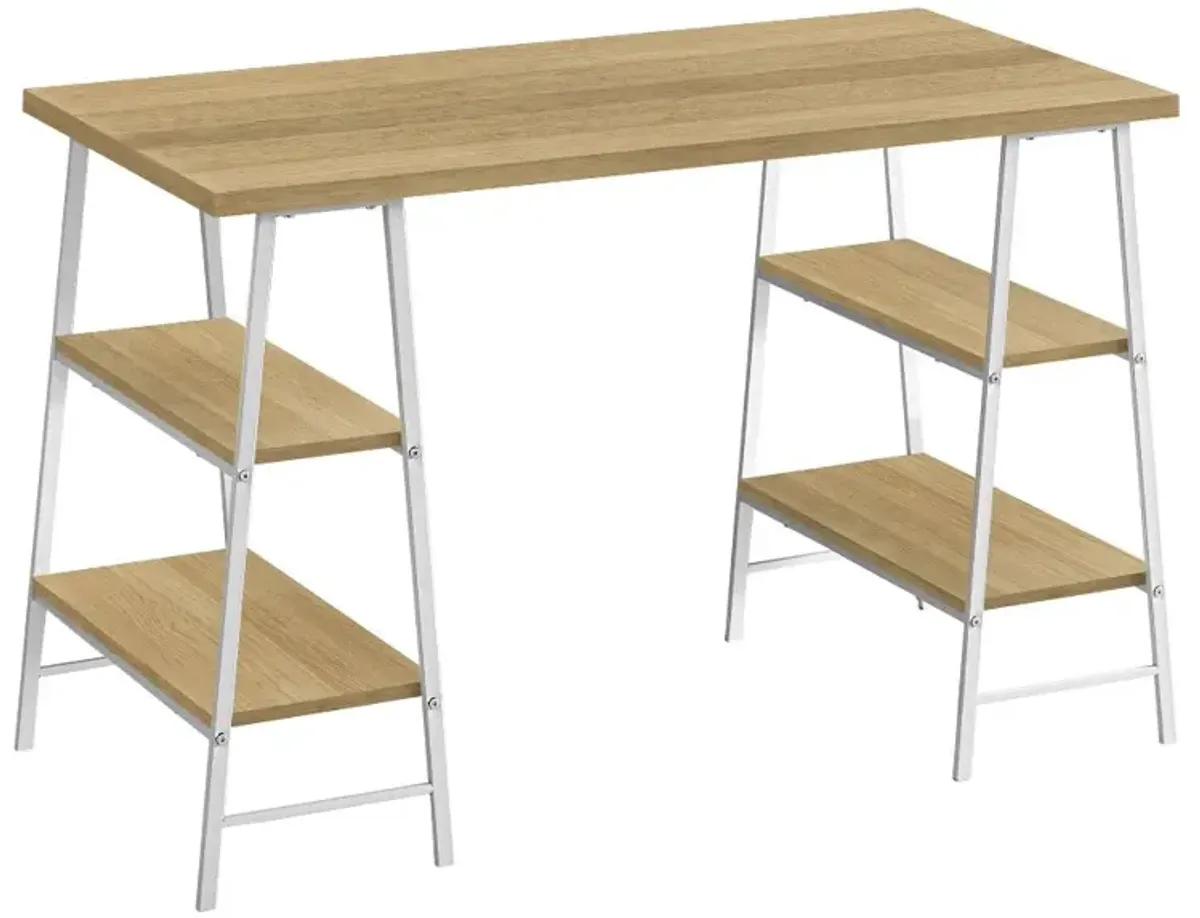 Industrial Natural Computer Desk