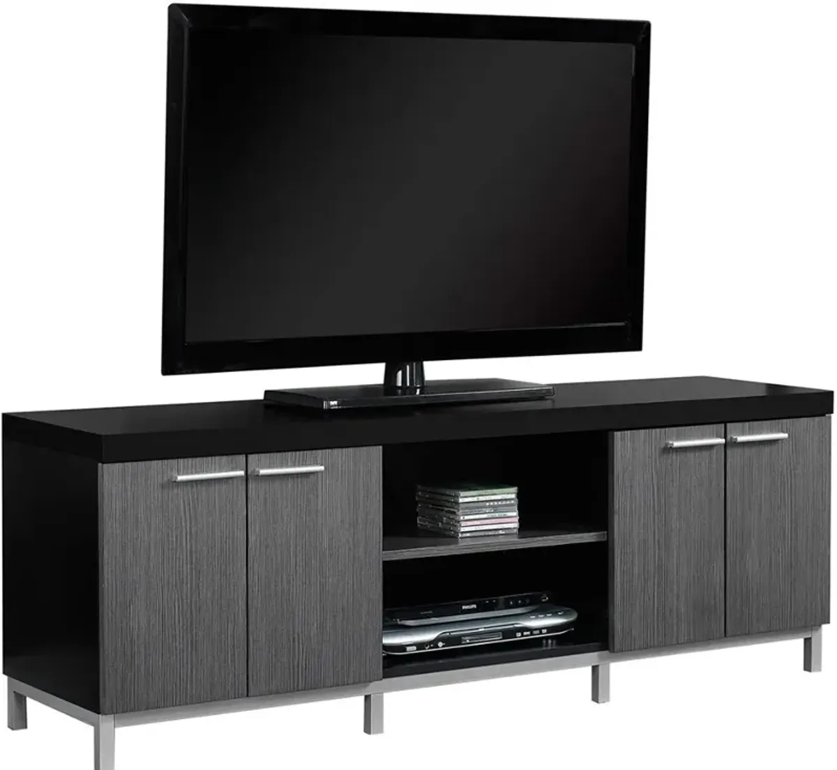 Contemporary 60 Inch Black TV Stand