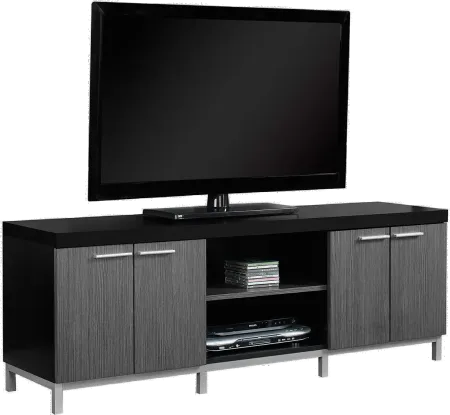 Contemporary 60 Inch Black TV Stand
