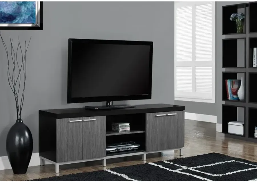 Contemporary 60 Inch Black TV Stand