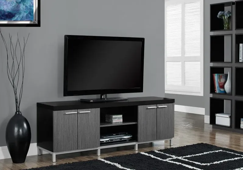 Contemporary 60 Inch Black TV Stand