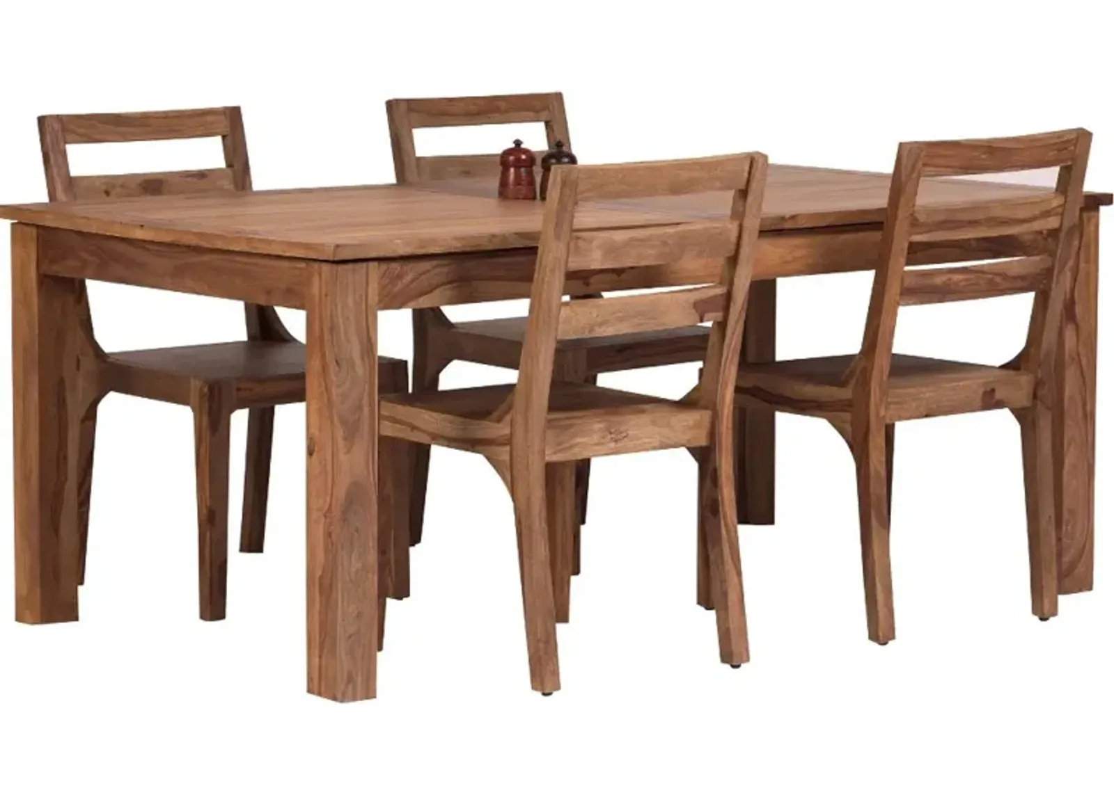 Hidden Haven Natural 5 Piece Dining Set