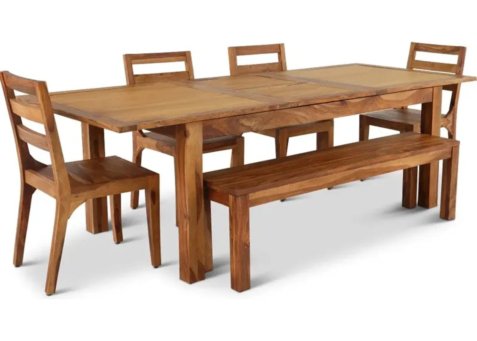 Hidden Haven Natural 6 Piece Dining Set