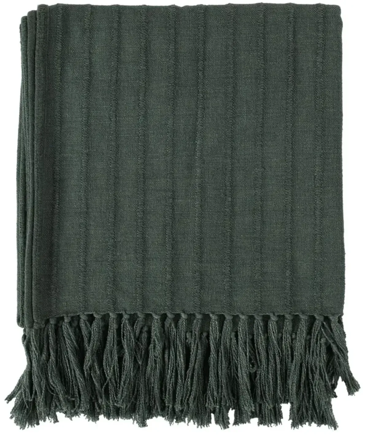 Dark Green Throw Blanket
