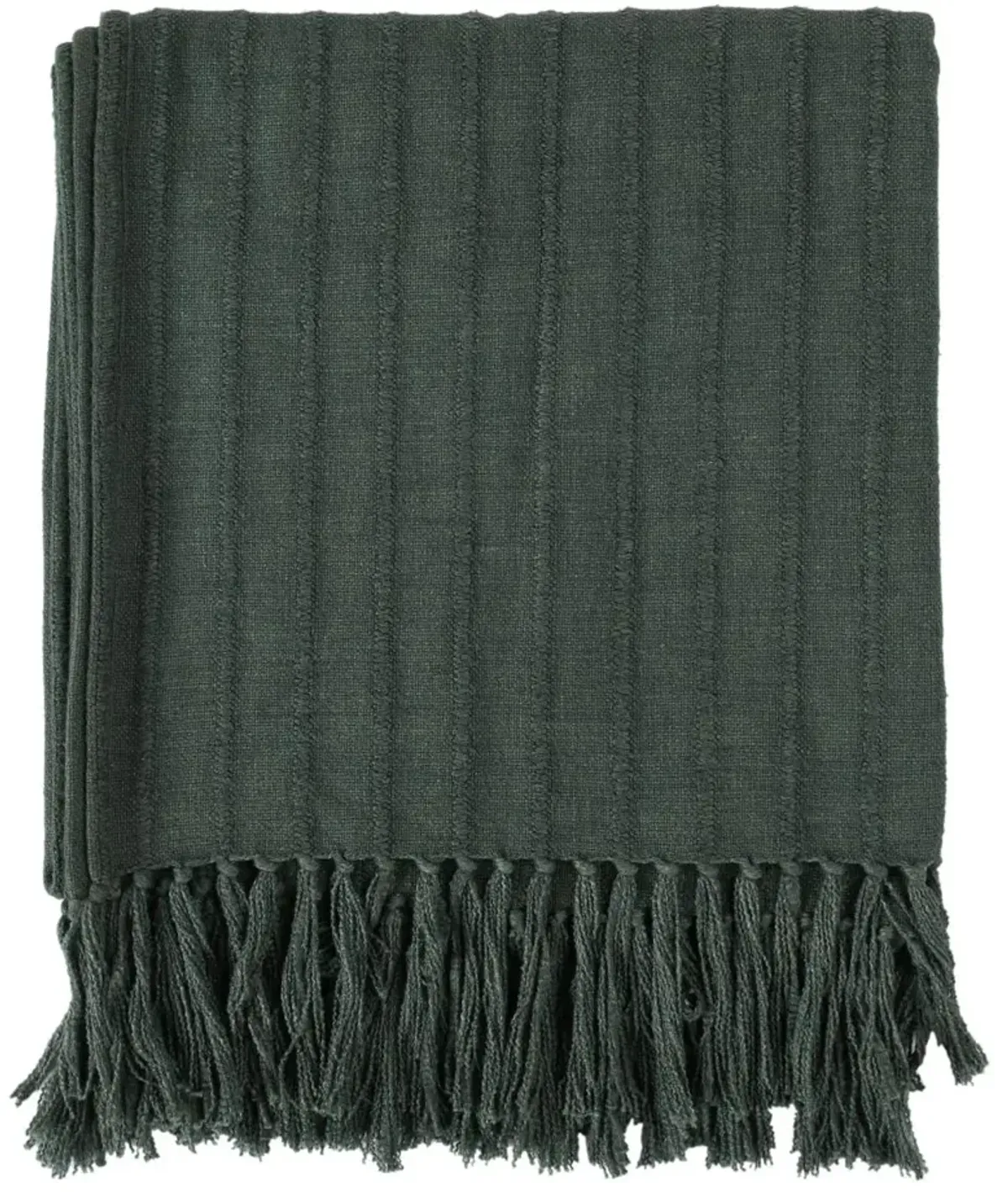 Dark Green Throw Blanket