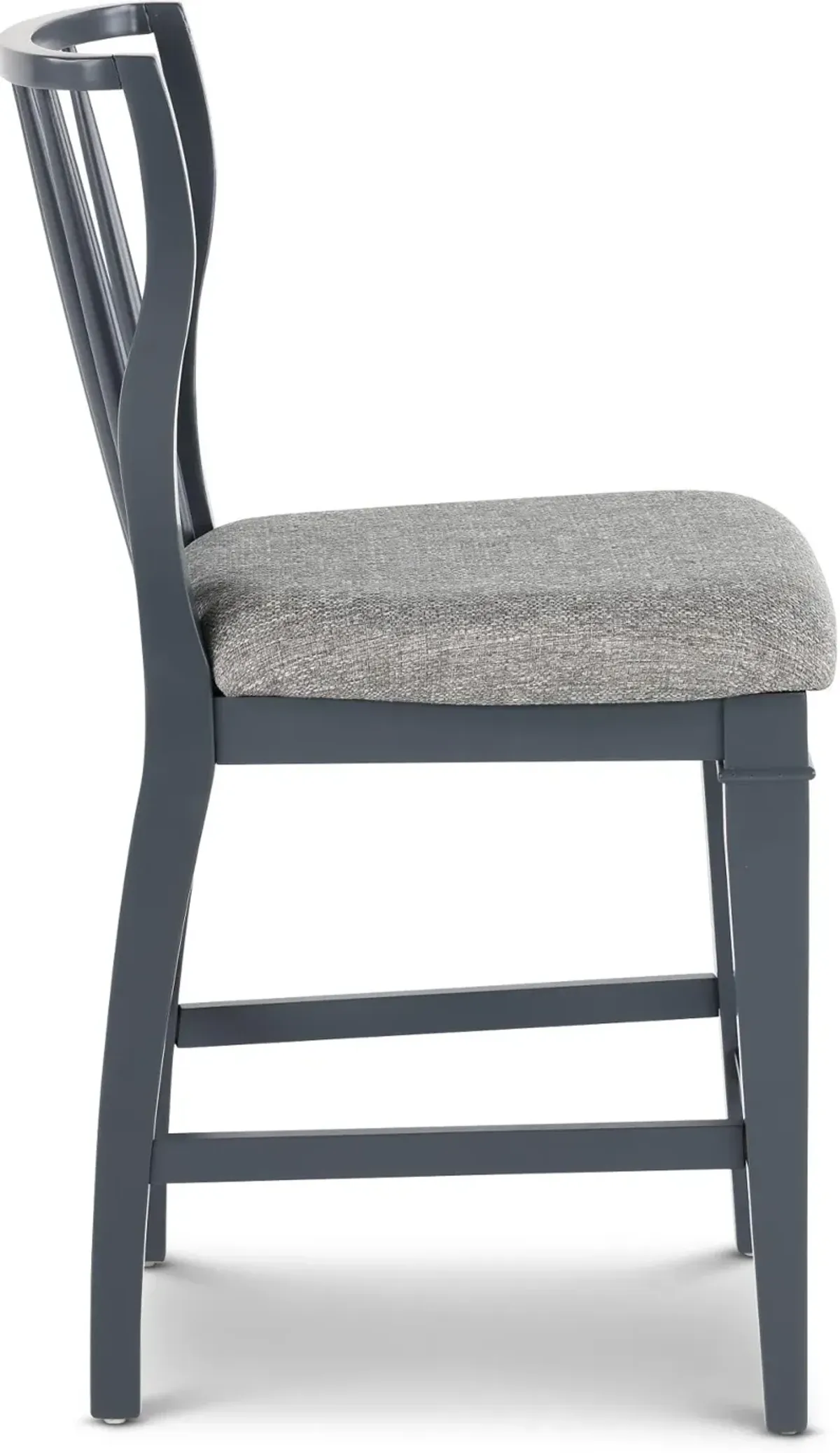 Vista Azul Graphite Gray Counter Height Stool