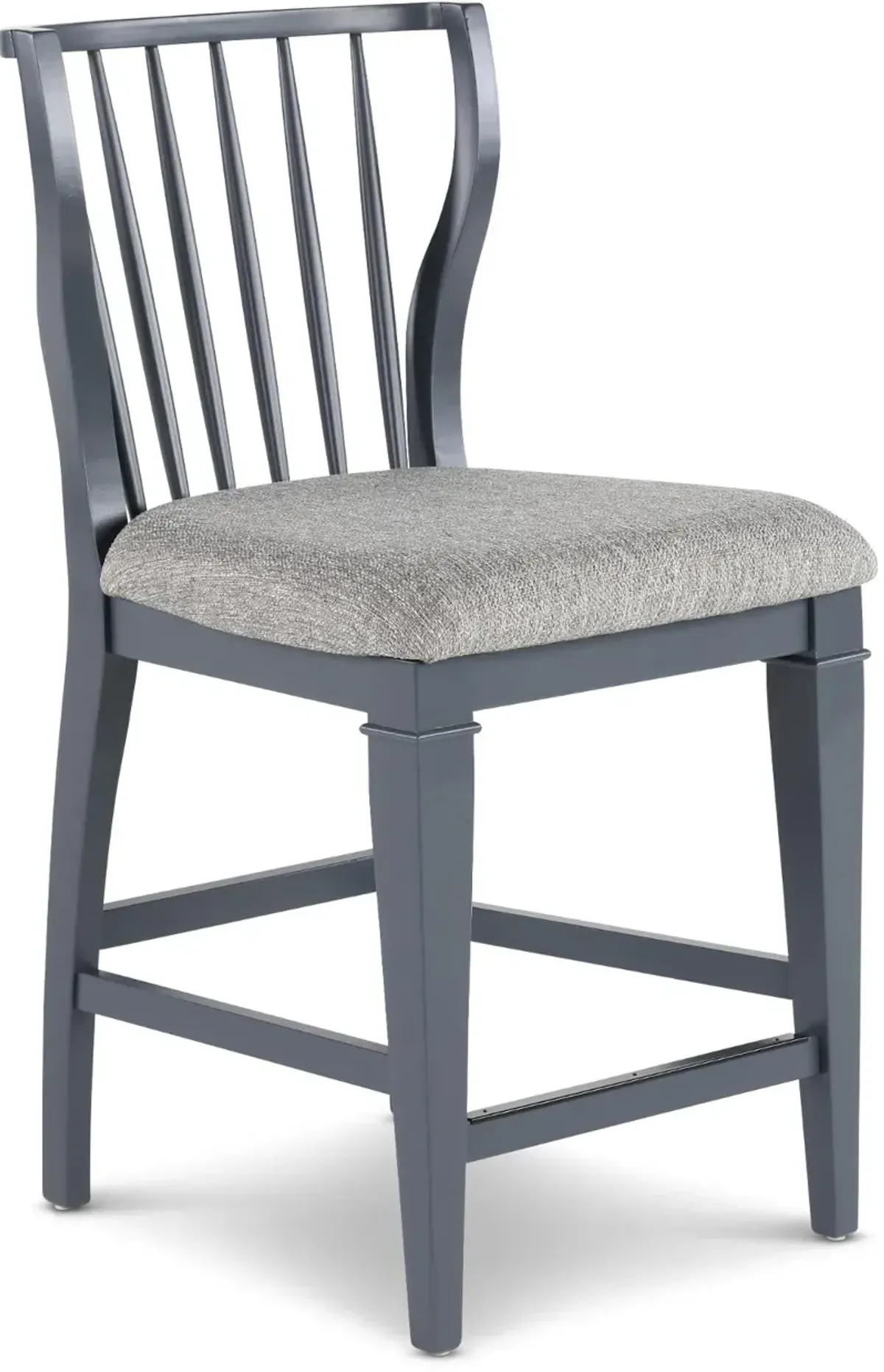 Vista Azul Graphite Gray Counter Height Stool