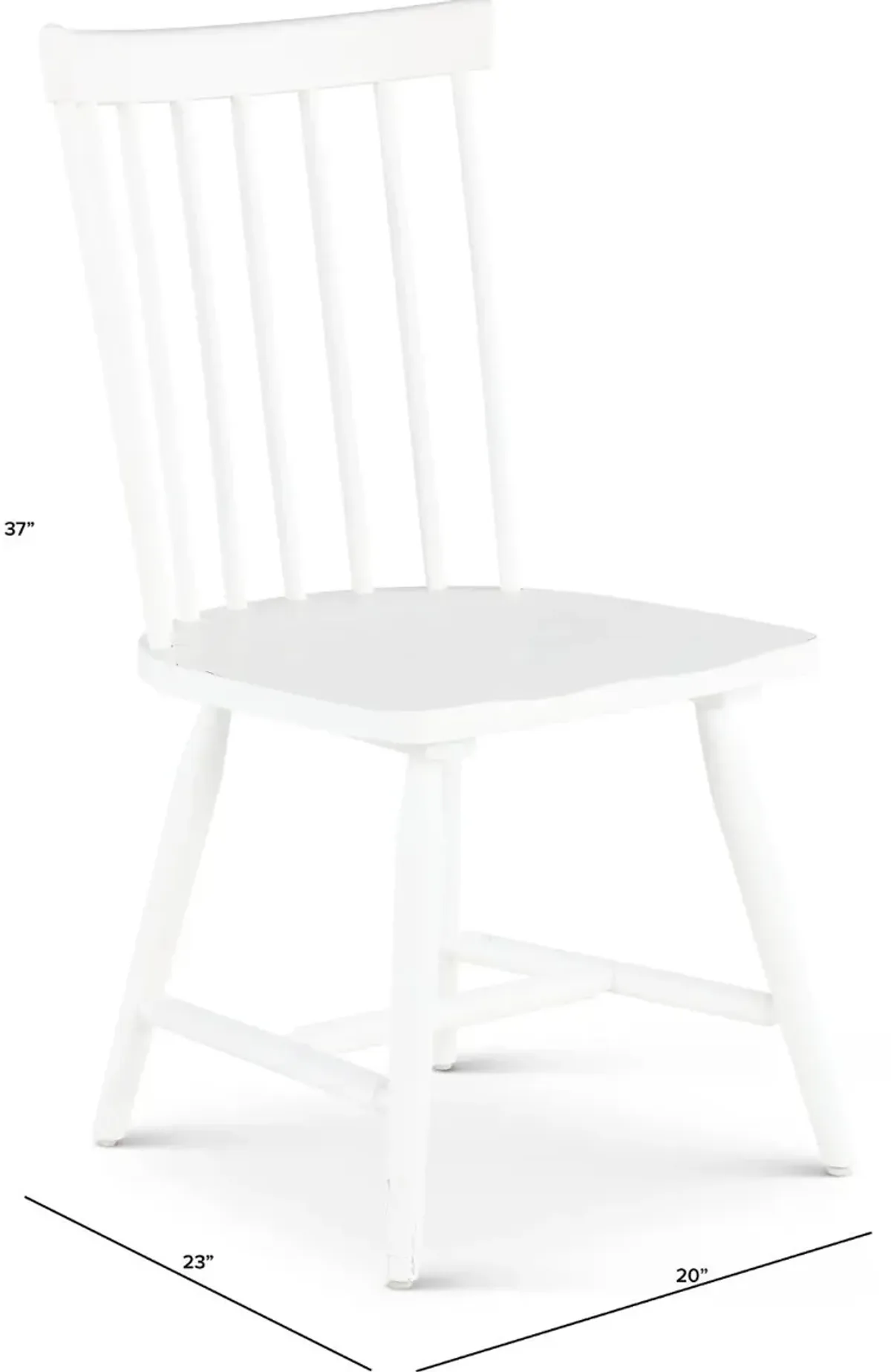 Palmetto Heights White Dining Chair