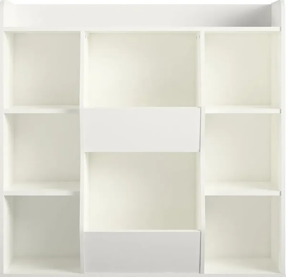 Tyler Kids White Toy Storage Bookcase