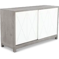 Palmetto Heights White and Gray Server