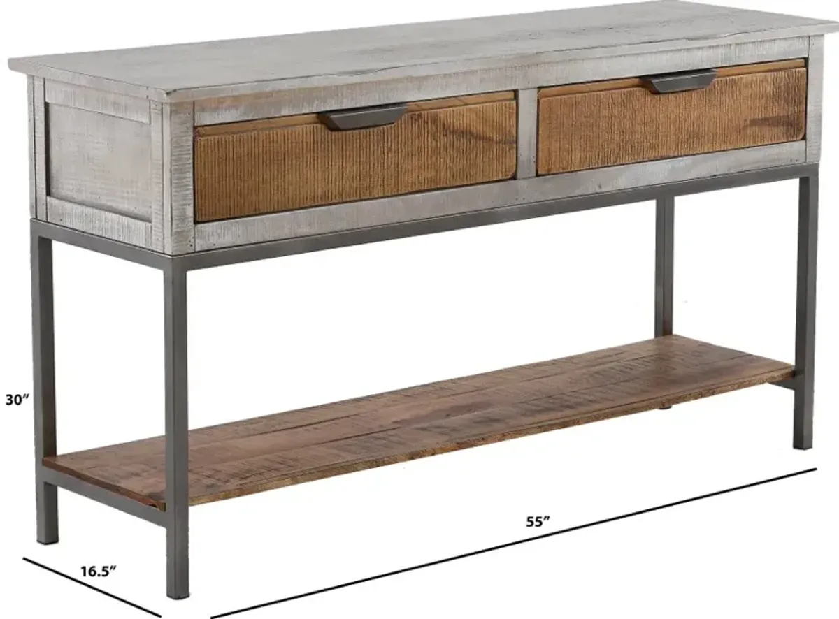 Mita Natural Mango Sofa Table