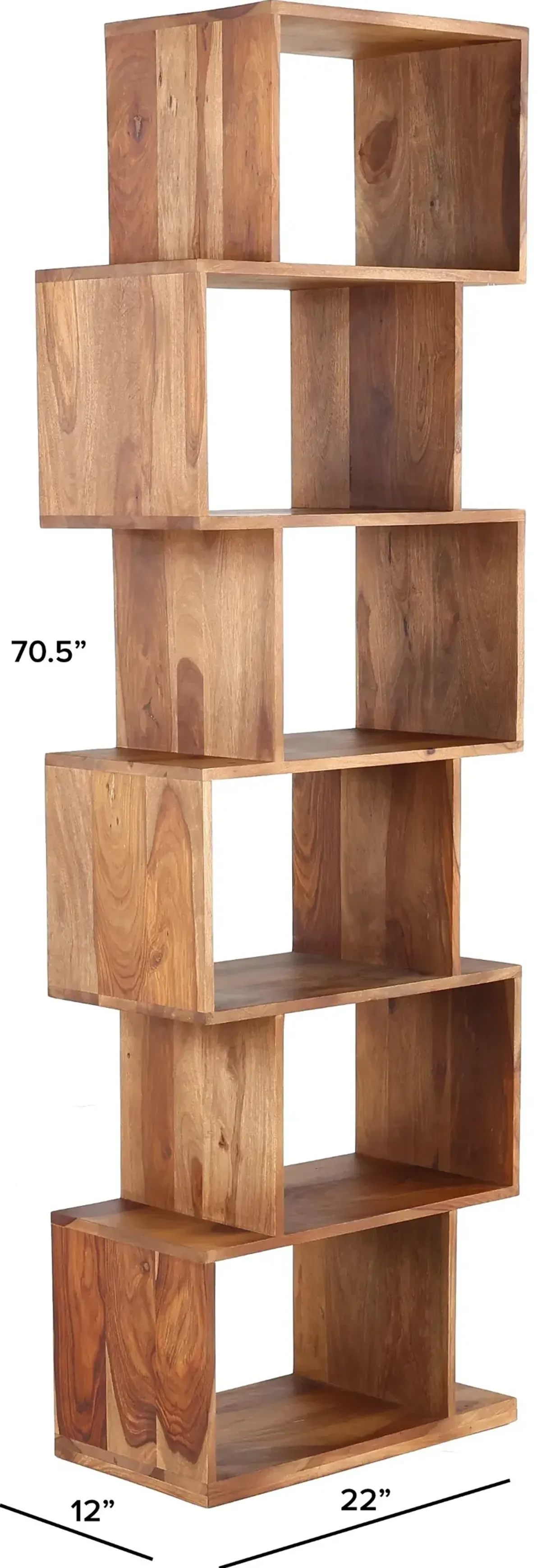 Urban Natural Wood Bookcase