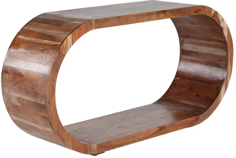 Ellipse Brown Console Table