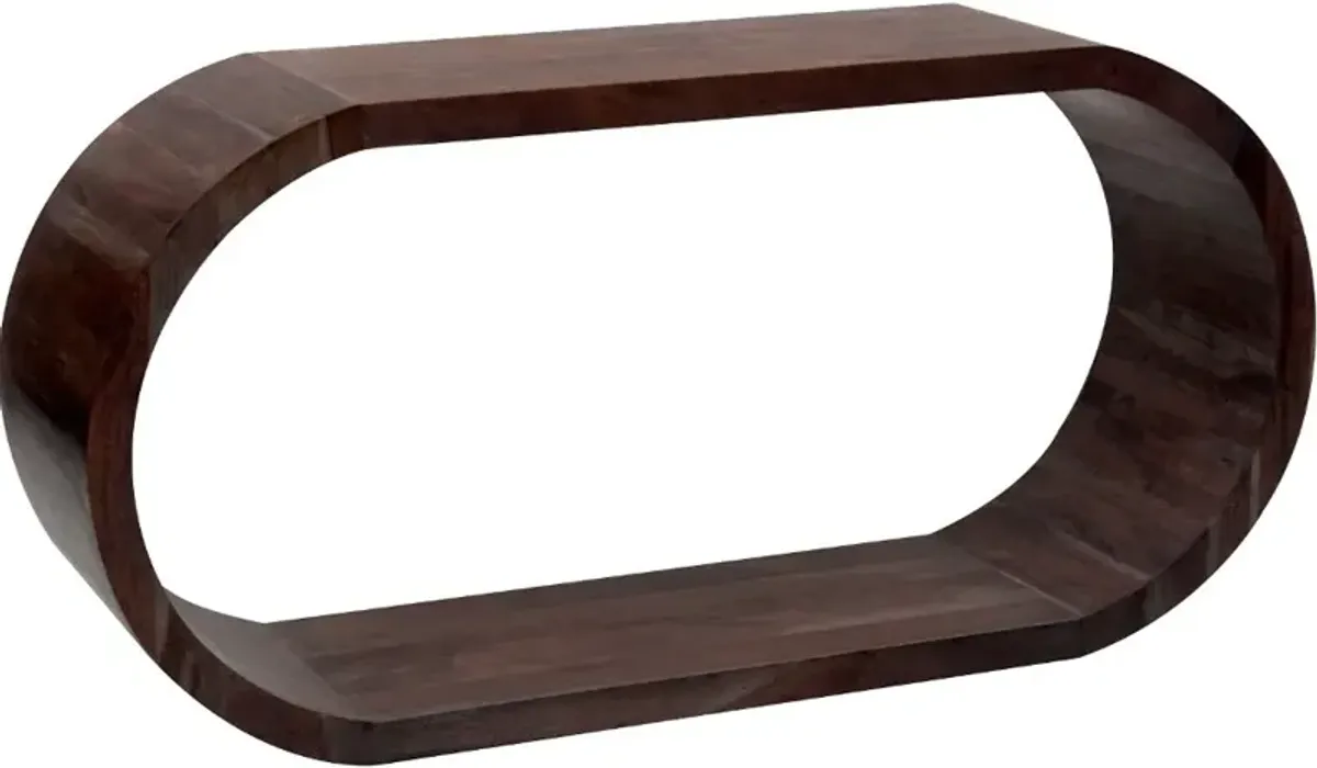 Ellipse Brown Console Table