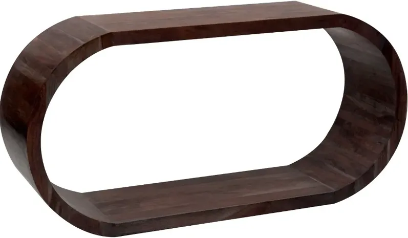 Ellipse Brown Console Table