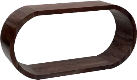 Ellipse Brown Console Table