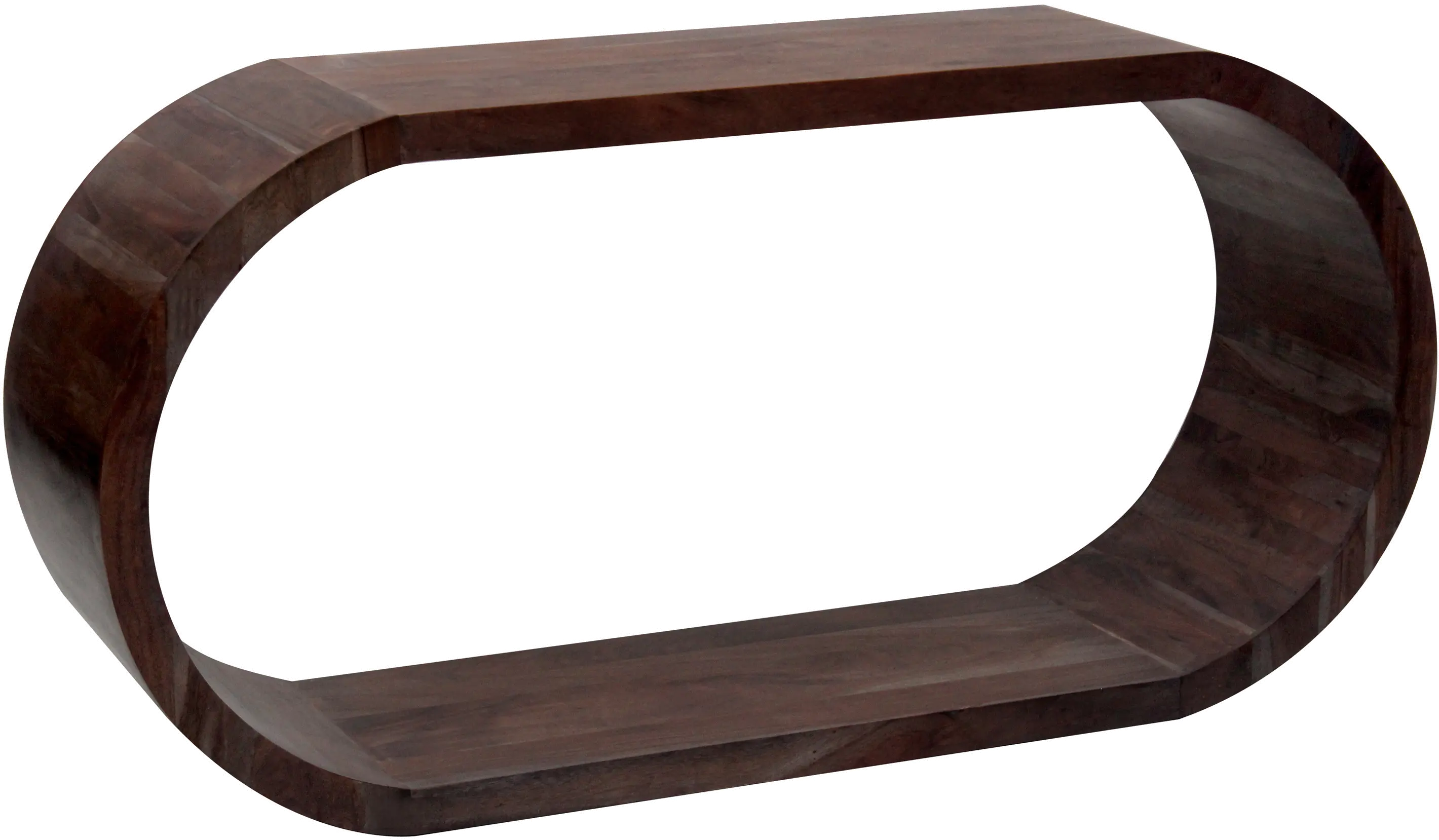 Ellipse Brown Console Table