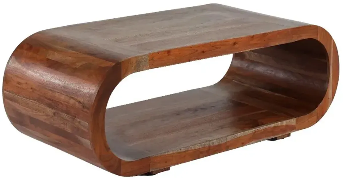 Ellipse Brown Coffee Table