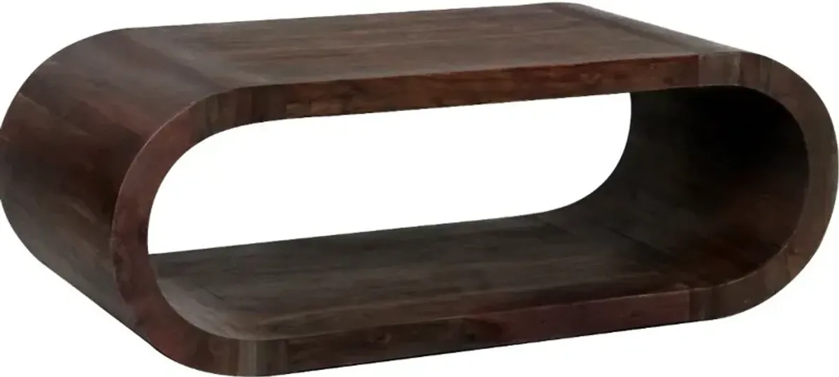 Ellipse Brown Coffee Table