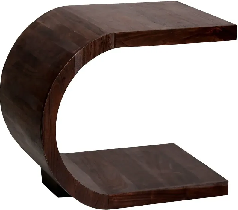 Ellipse Brown End Table