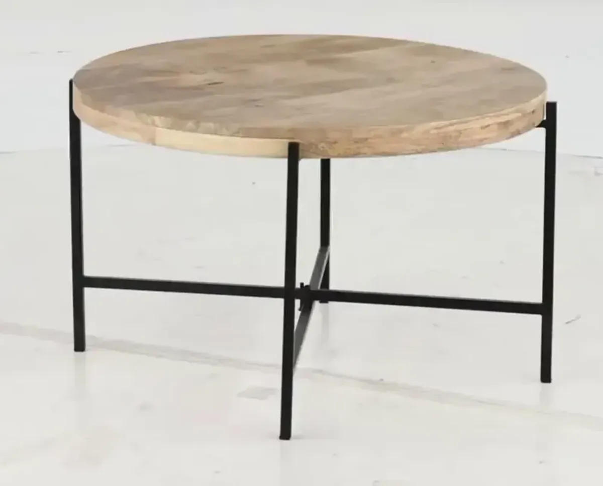 Camden Natural and Black Coffee Table