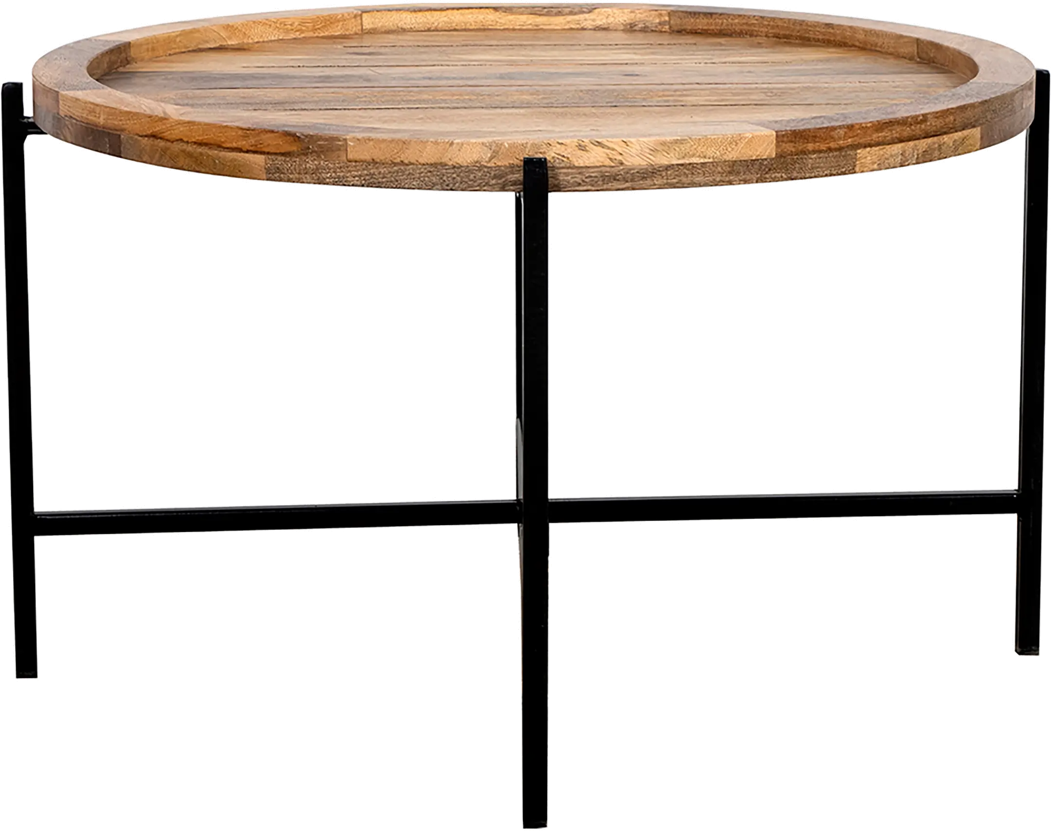 Camden Natural and Black Coffee Table