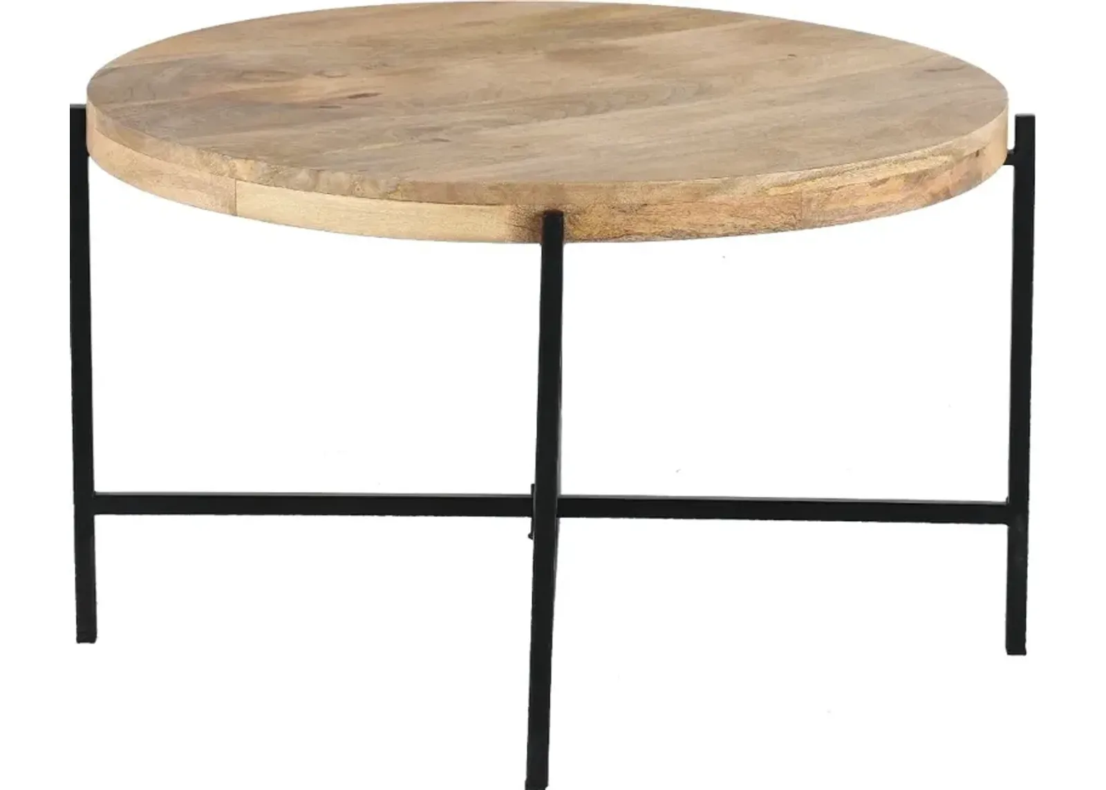 Camden Natural and Black Coffee Table