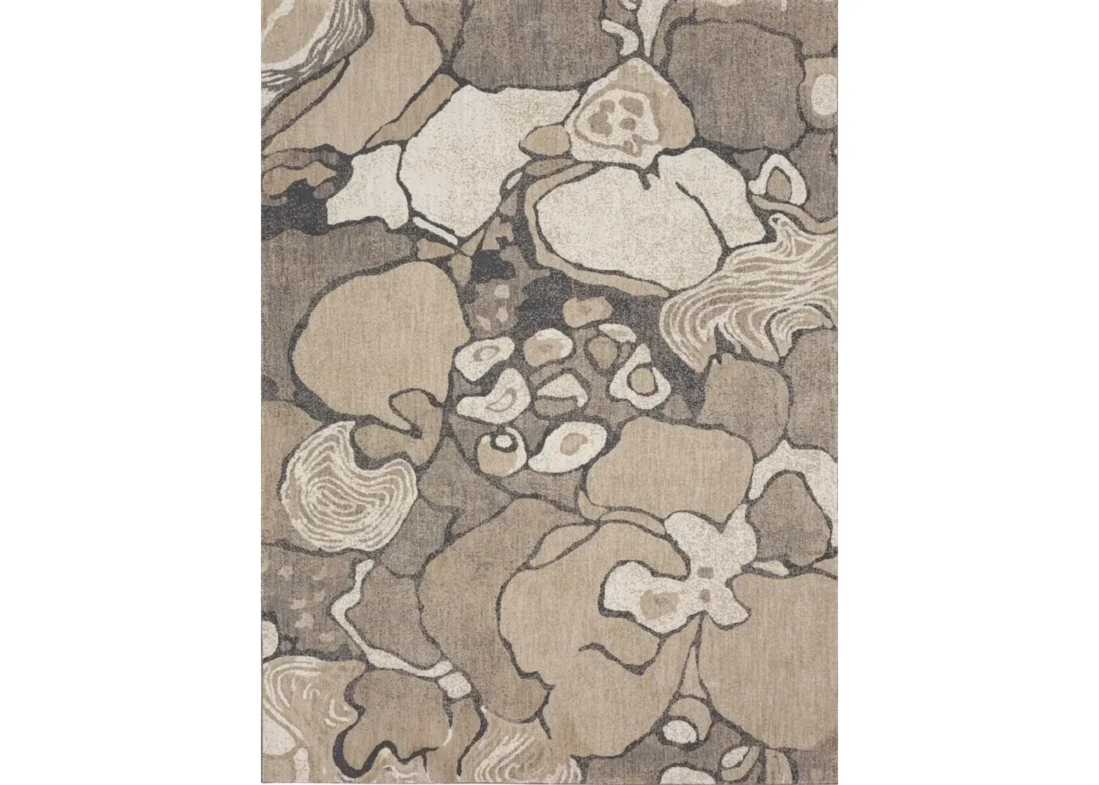 Renditions 5 x 8 Crescendo Oyster Area Rug