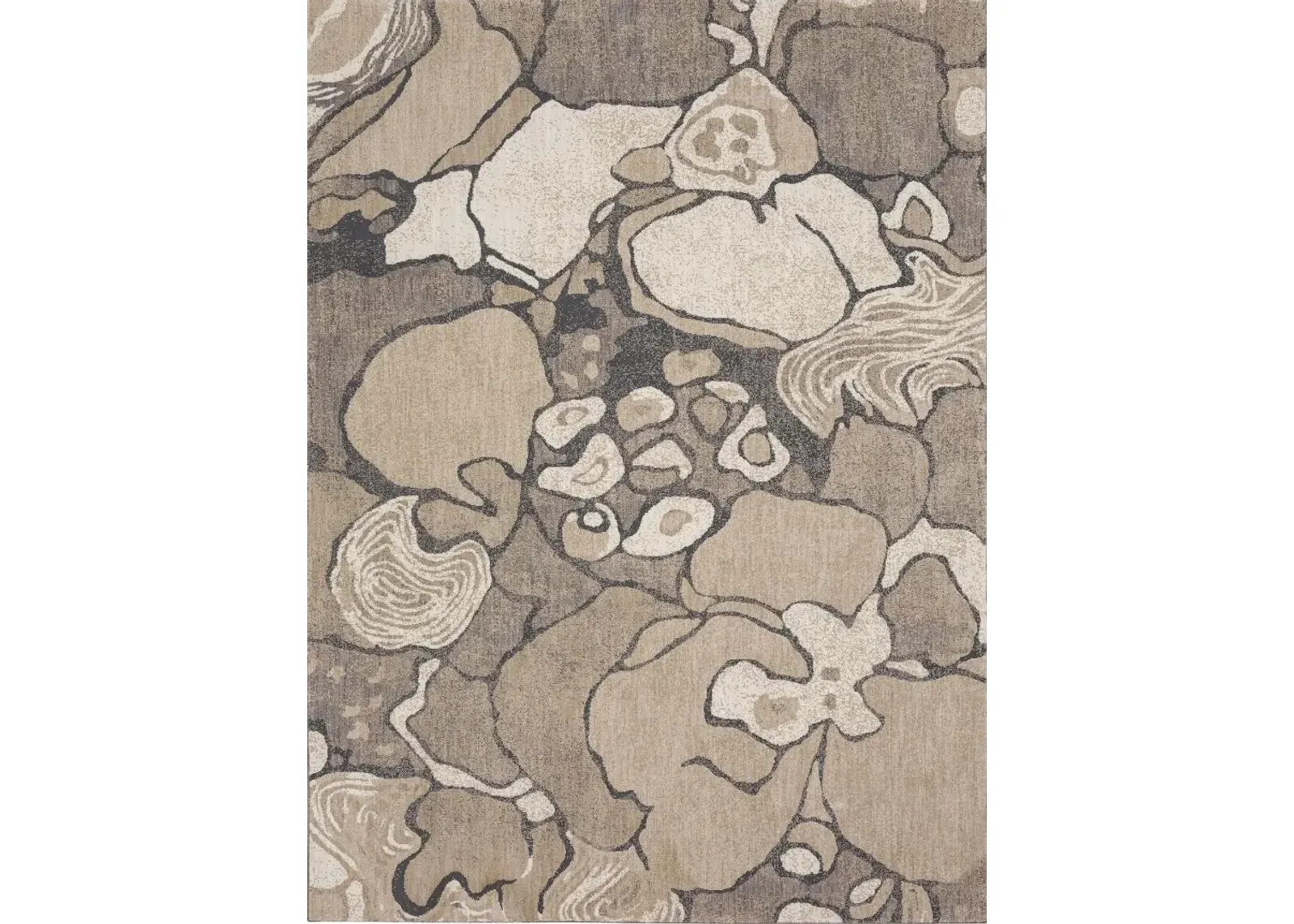 Renditions 8 x 11 Crescendo Oyster Area Rug