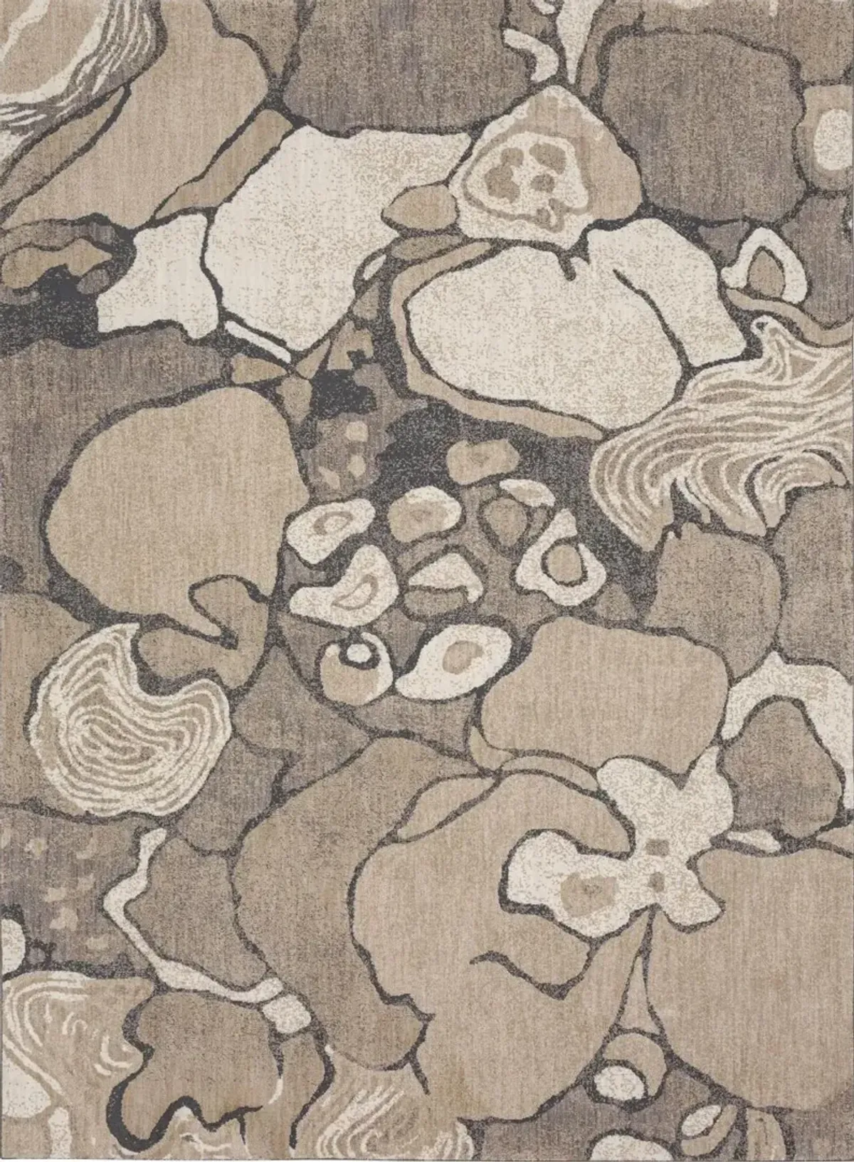 Renditions 8 x 11 Crescendo Oyster Area Rug