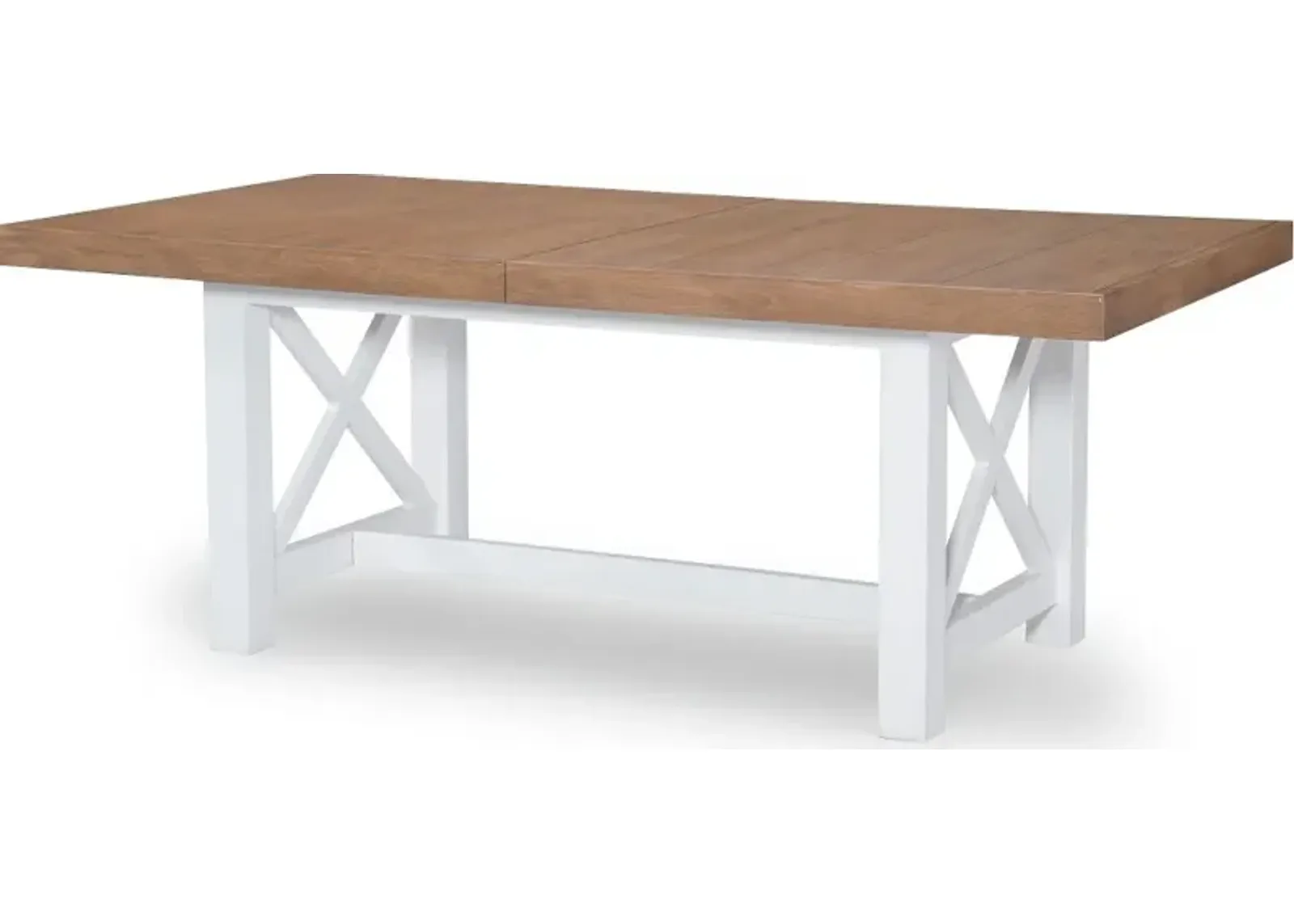 Franklin Oak and White Dining Table