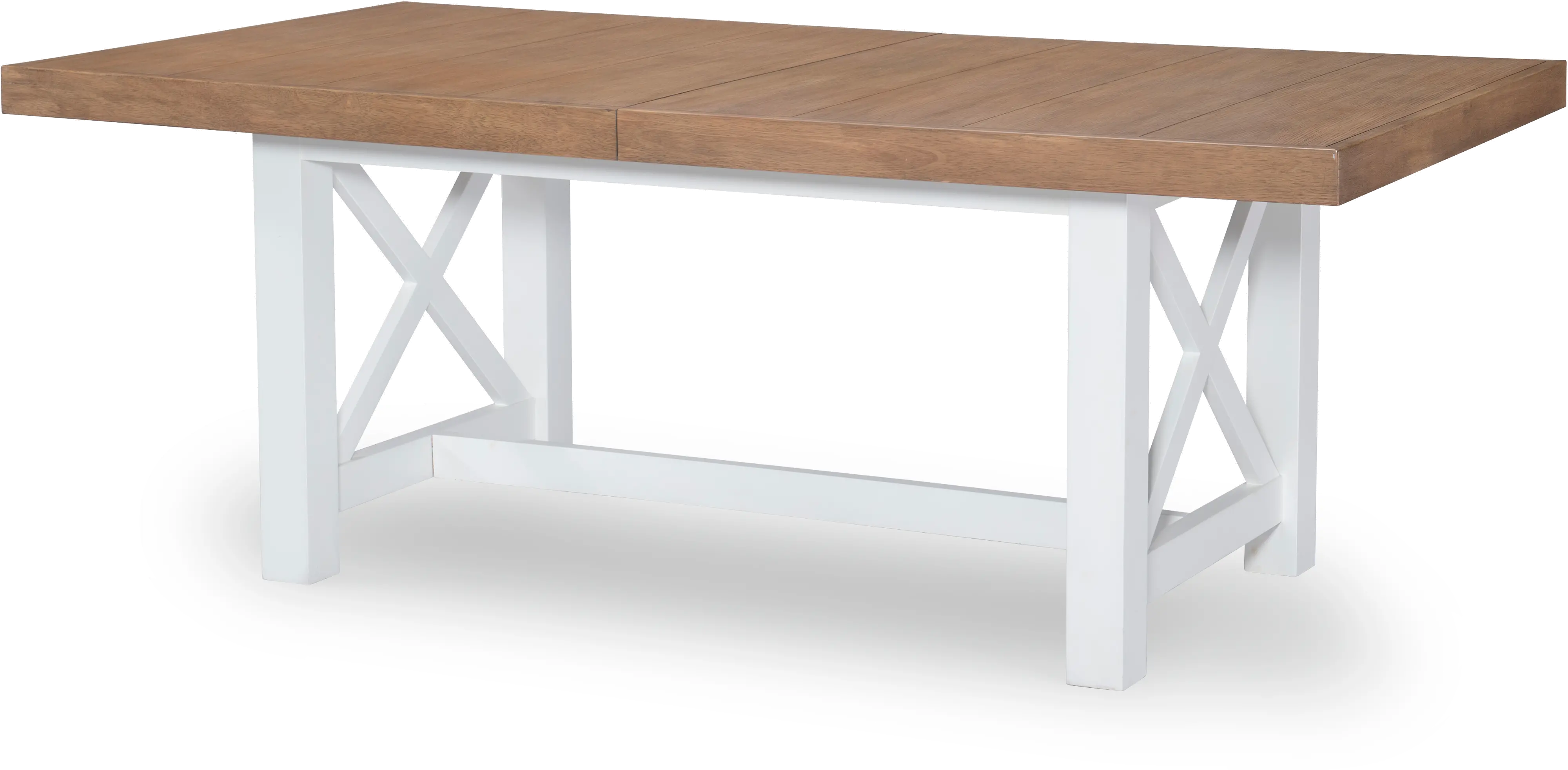 Franklin Oak and White Dining Table