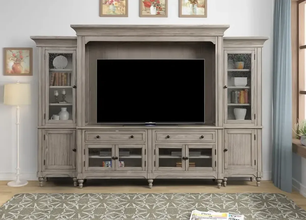 Warner Park Beige Entertainment Wall