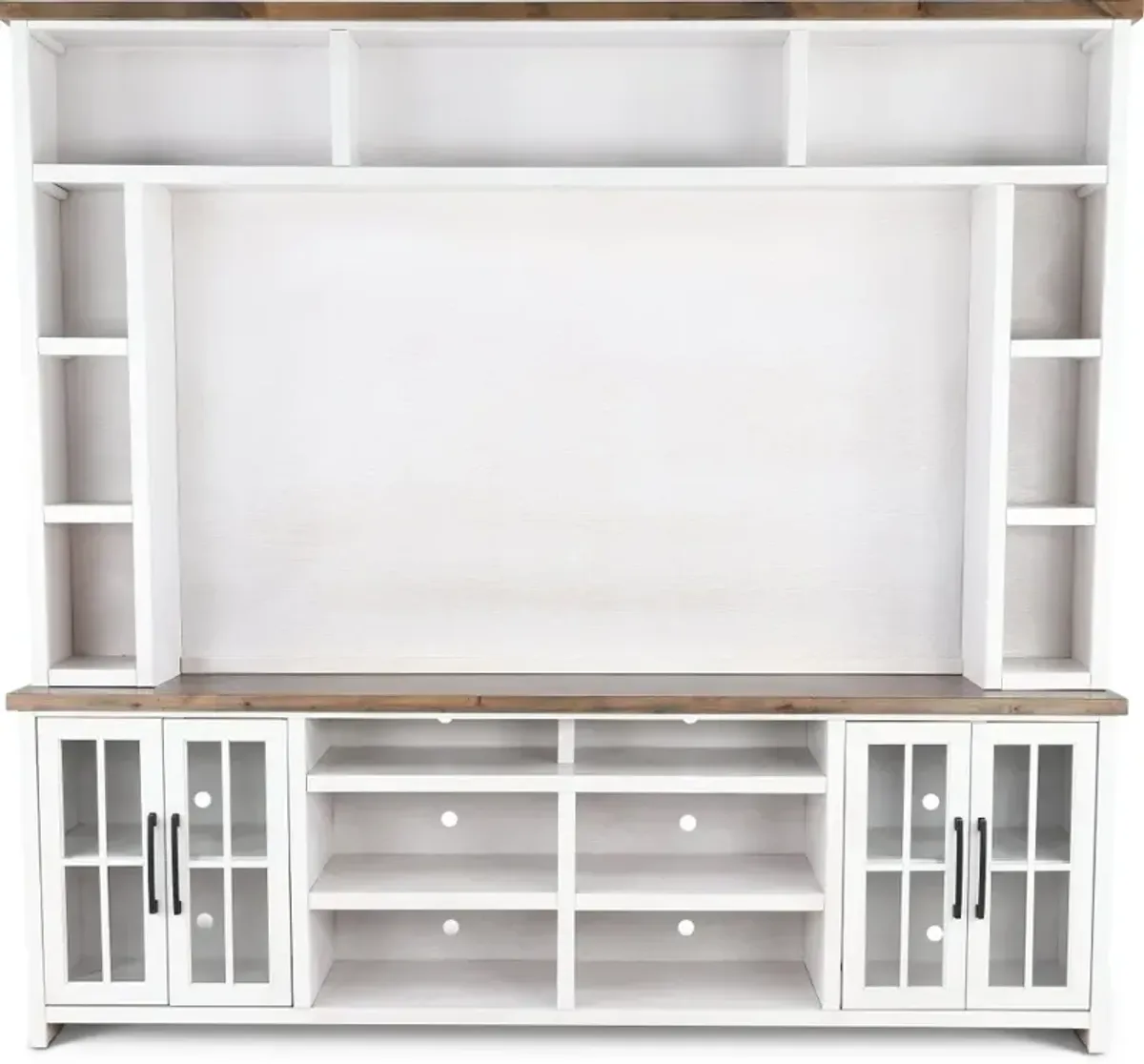 Hampton White Entertainment Center