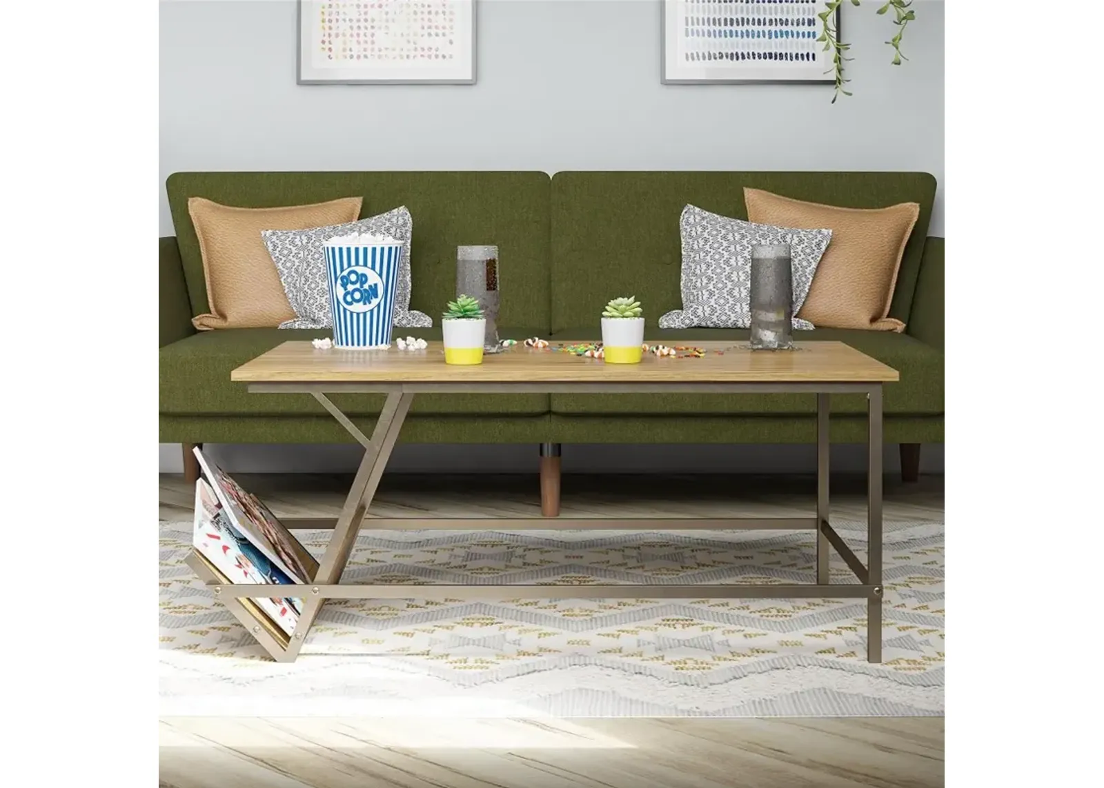 Camden Brown Coffee Table