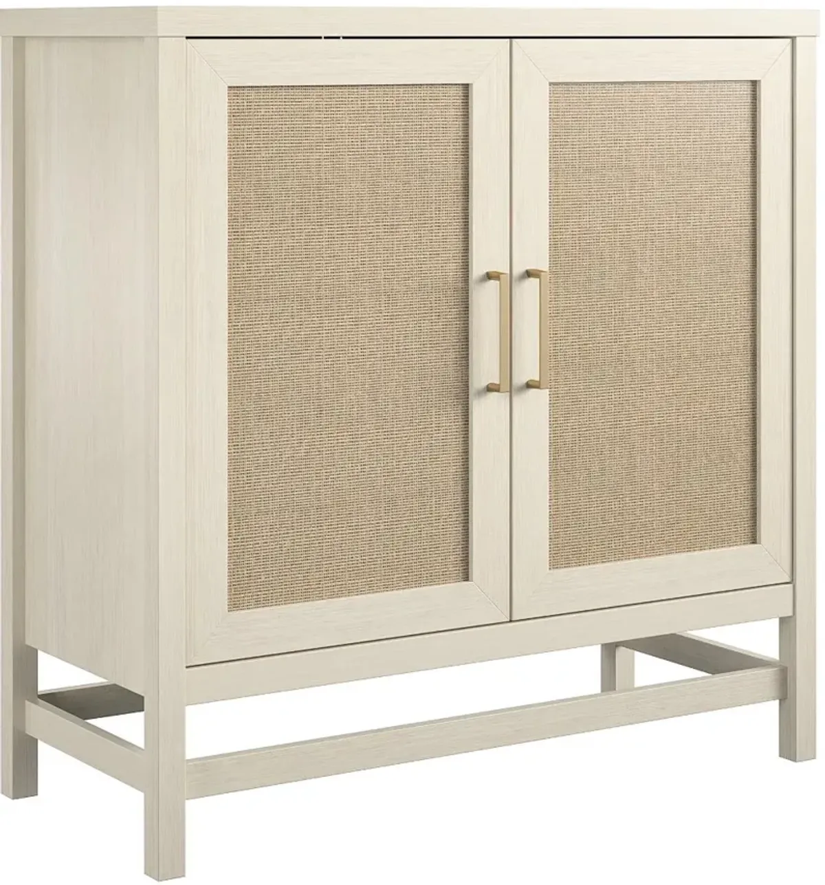 Lennon Ivory Oak Two Door Storage Cabinet