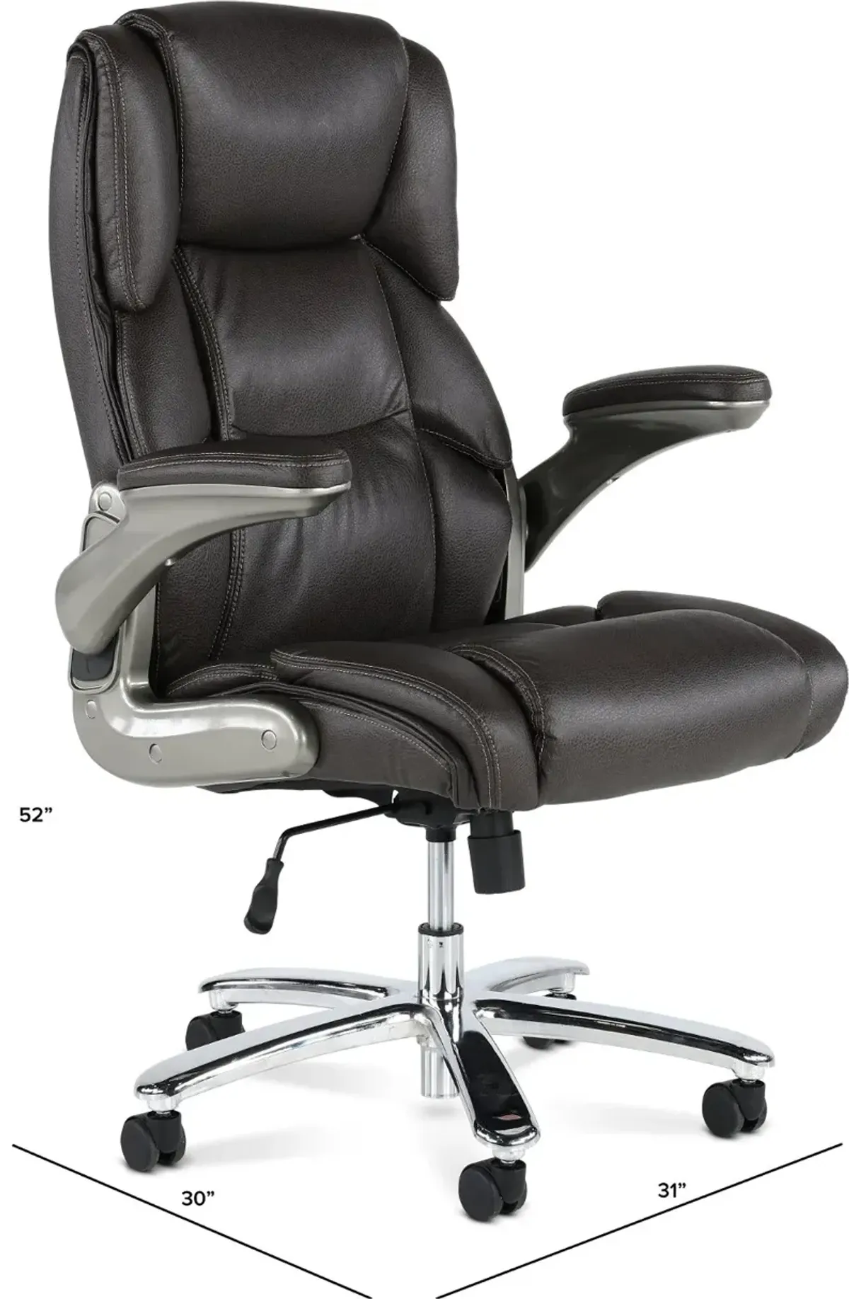 Warren Heavy Duty Gray Desk Chair