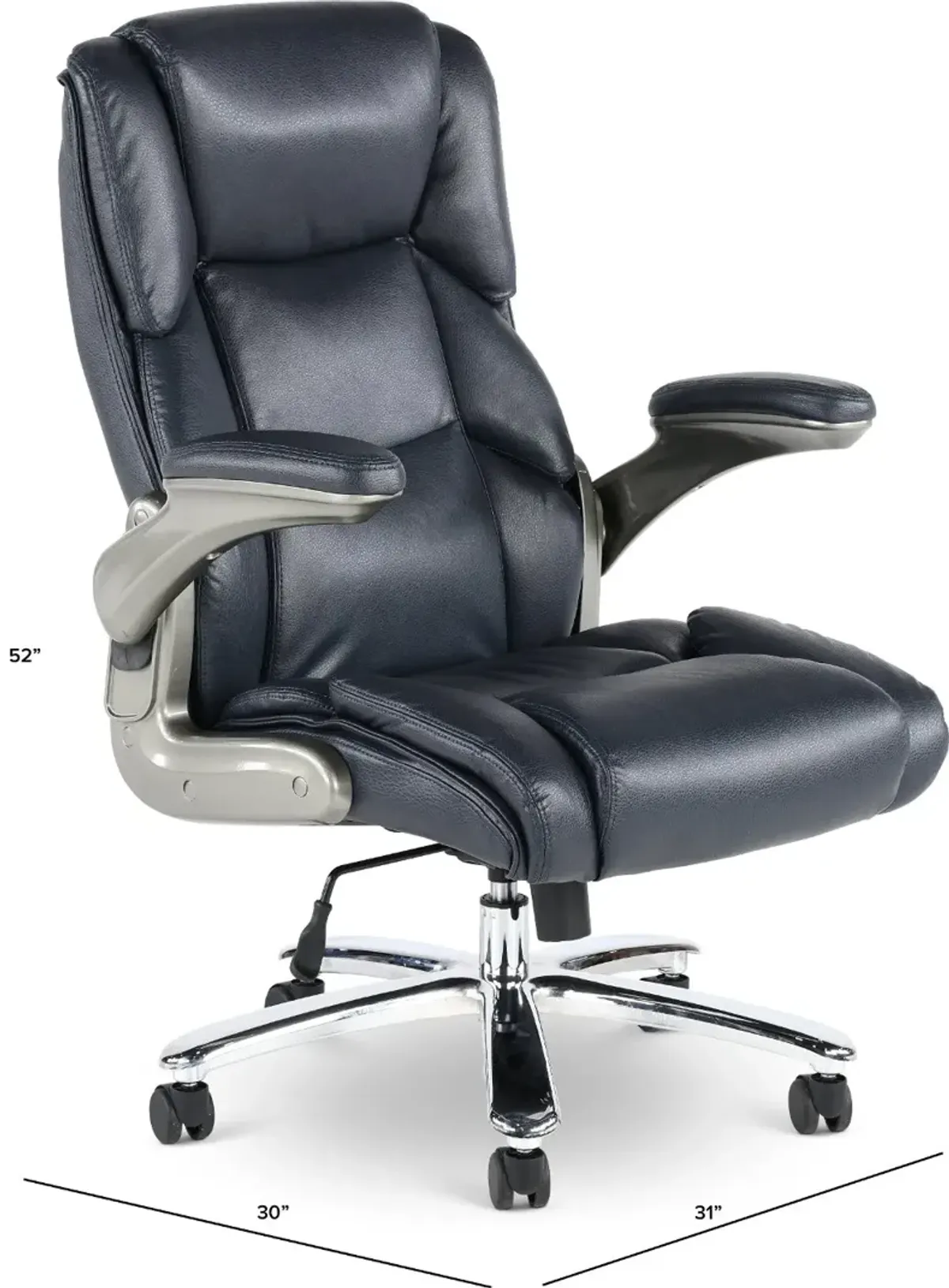 Warren Heavy Duty Blue Desk Chair