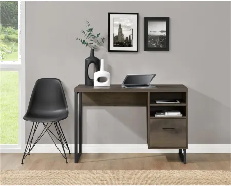 Candon Contemporary Medium Brown Computer Desk