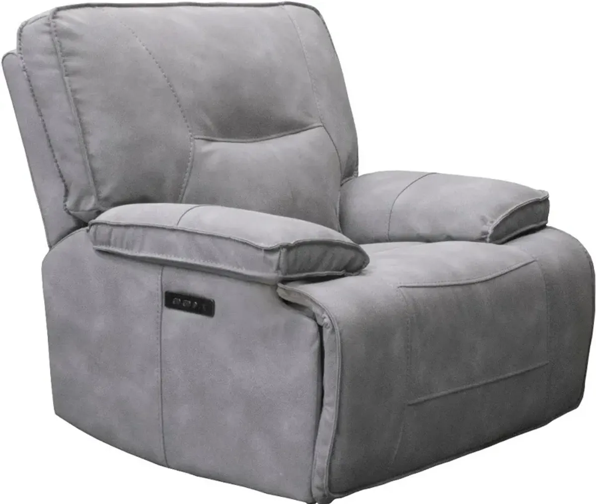 Spartacus Gladiator Sky Gray Power Recliner