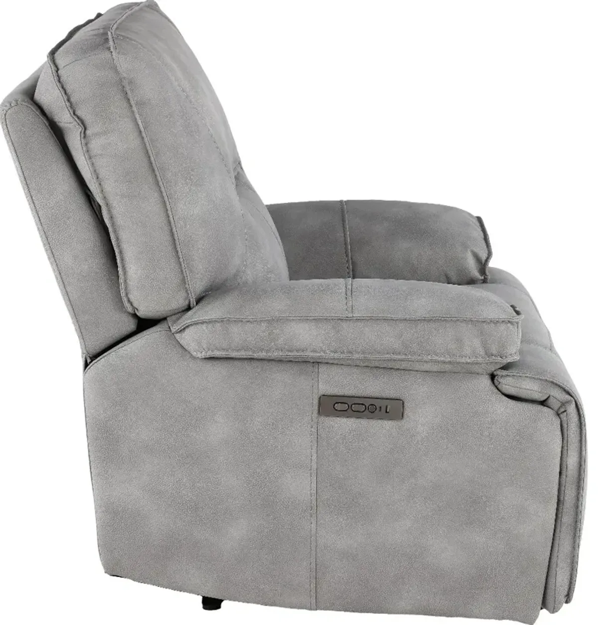 Spartacus Gladiator Sky Gray Power Recliner